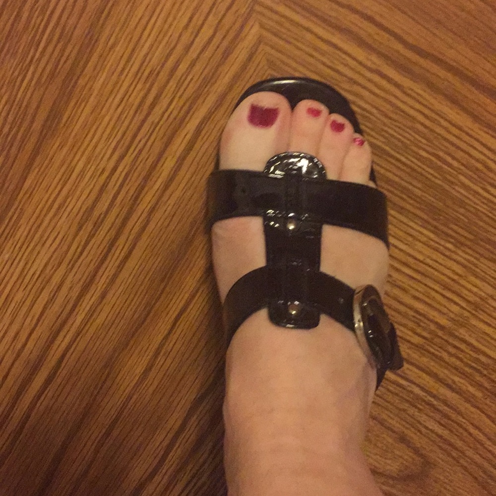 Sandals for dress up or casual.